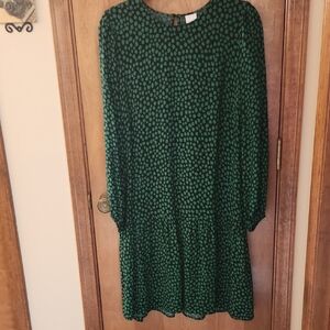 Green Polka Dot Dress